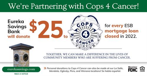 Partnering with Cops 4 Cancer in 2022!