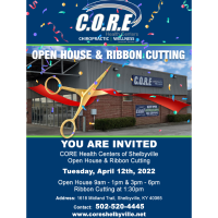 Grand Opening & Ribbon Cutting @ CORE Health Centers Shelbyville