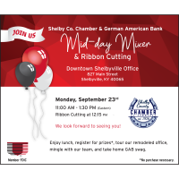 Midday Mixer & Ribbon Cutting @ German American Bank