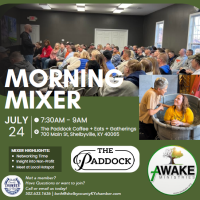 Morning Mixer with Awake Ministries @ The Paddock