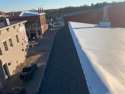 Another commercial roof we did right off Main Street in Shelbyville, KY.