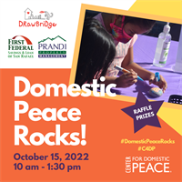 Domestic Peace Rocks with Center for Domestic Peace!