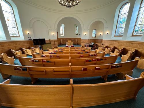 Smaller of the two Chapels - perfect location for a wedding or celebration of life