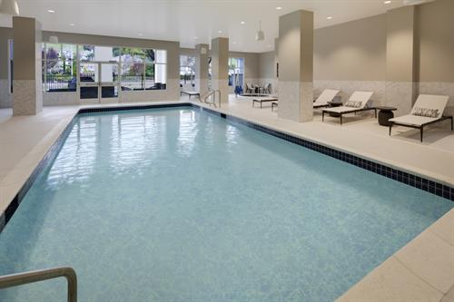 Our indoor saline pool and hot tub are the perfect way to relax. 
