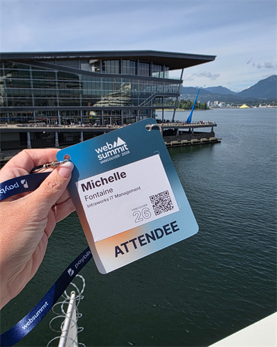 Intraworks team members attending the web summit. We offer Managed IT & Data Centre Services for Vancouver Island Businesses.
