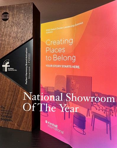 Kimball National Office Furniture Showroom of the Year