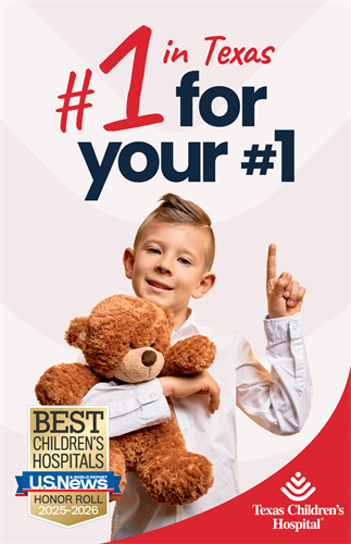 Proudly ranked the #1 pediatric hospital in Texas by U.S. News & World Report — here for your #1. Proudly ranked the #1 pediatric hospital in Texas by U.S. News & World Report — here for your #1.