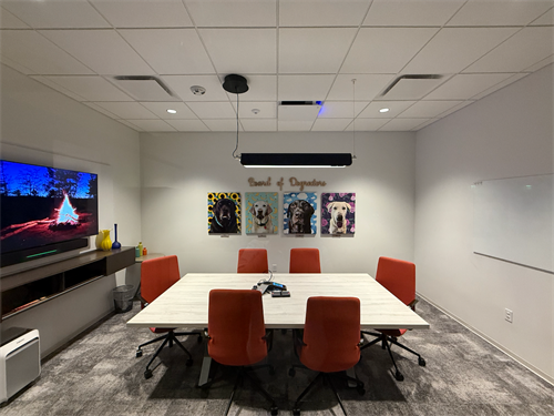 6-8 person Boardroom (AV and Virtual Meeting Ready w/ Whiteboard) 6-8 person Boardroom (AV and Virtual Meeting Ready w/ Whiteboard)