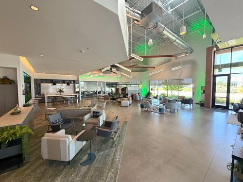 2400sqft Hospitality space for Netorking and Mixer Events, or extra room for our larger event space 2400sqft Hospitality space for Netorking and Mixer Events, or extra room for our larger event space