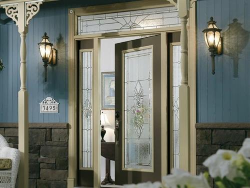 Gorgeous, USA Made Durable Fiberglass Entry Doors