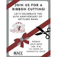 Ribbon Cutting & 25th Anniversary Celebration for Settler's Bank
