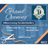 Ribbon Cutting- Derailed Distillery LLC