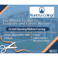 Ribbon Cutting- The Milone Center for Academic & Career Success