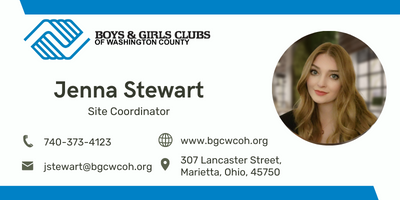 Jenna Stewart -- Site Coordinator 