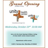 Grand Opening & Ribbon Cutting - Unity Health Center