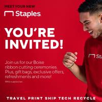 Staples Ribbon Cutting Event