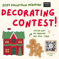 2024 Downtown Meridian Holiday Decorating Contest