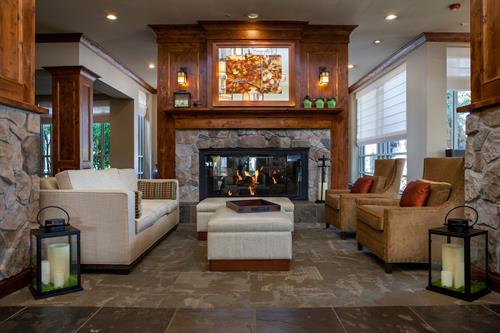 Fireplace- Hilton Garden Inn Boise/Eagle