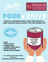 FOOD DRIVE with Meridian Food Bank
