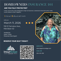 Homeowners Insurance 101 Class