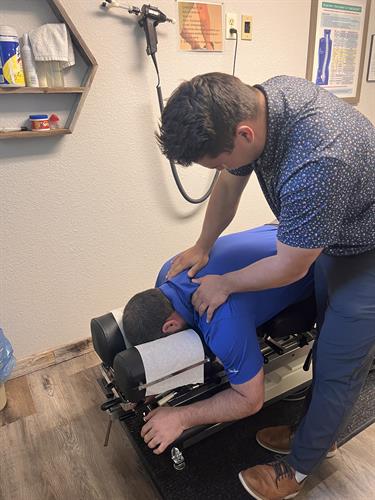 Gentle Chiropractic Adjustments. 