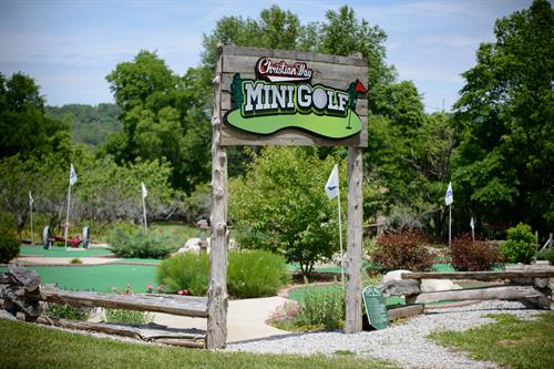Entrance to the Mini Golf Course