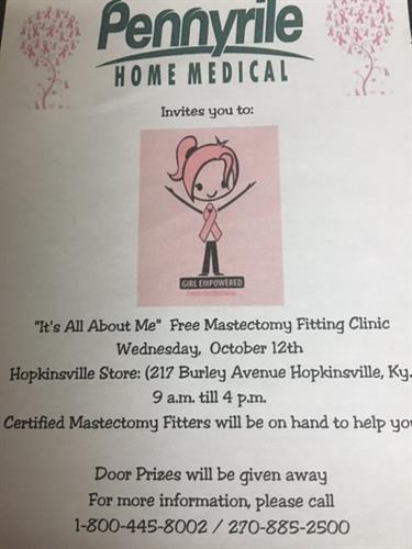 Join us for our Free Mastectomy Clinic