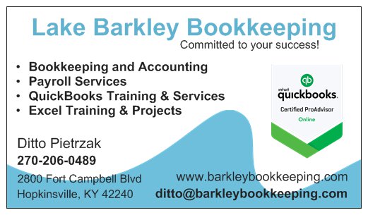 Lake Barkley Bookkeeping