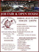 North Central Institute Aviation Job Fair \ Open House