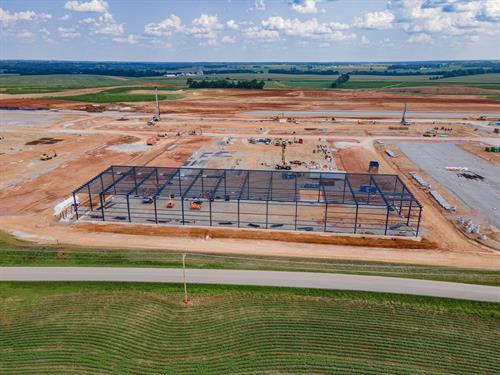 Construction at the Ascend Elements site in Hopkinsville.