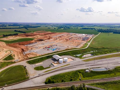Construction at the Ascend Elements site in Hopkinsville.