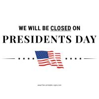 President's Day Holiday - Chamber Office Closed
