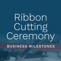 Ribbon Cutting-Sign and Celebrate