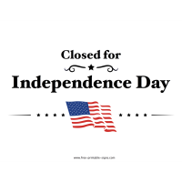 Independence Day Observed - Chamber Office Closed