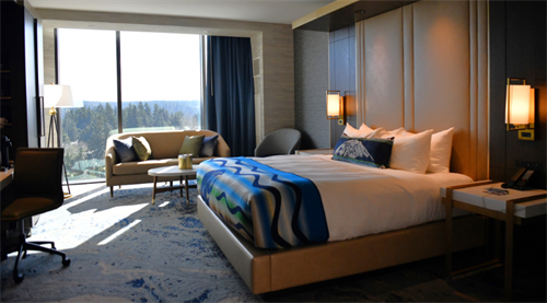 Luxury View King Room with views of Mount Rainier