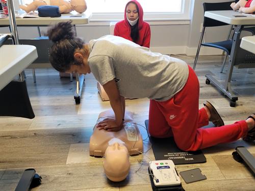 We also  are certified CPR trainers 