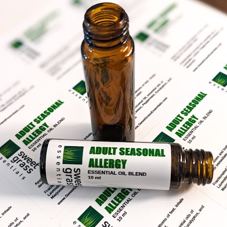 Seasonal allergy essential oil roller