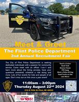 2024 Flint Police Department Meet & Greet Career Fair with GST MichiganWorks! & Finanical Plus Credit Union