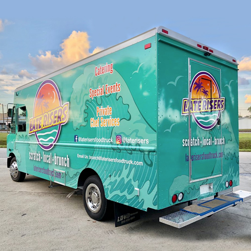 Late Risers: Food Truck Branding