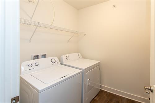 Laundry room with w/d in every apartment home