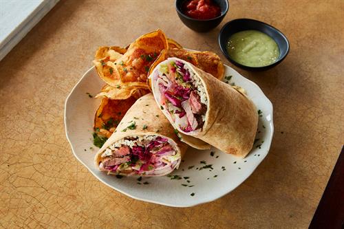 Lavash Wrap with Steak