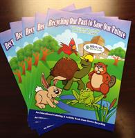 Scrappy the Turtle's educational coloring books. 