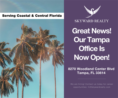 Our office is now in Tampa! If you are tired of the cold Midwest winters contact us today to relocate!