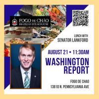 Lunch with Senator Lankford : Washington Report