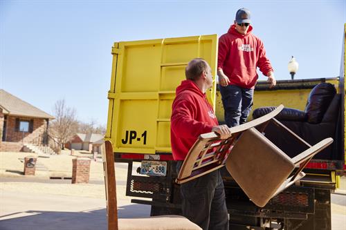 Loading the truck