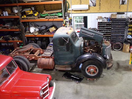 1947 International KB7 full restoration about to be started