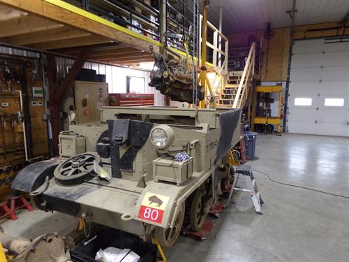 This is a 1941 Bren Gun Carrier. Manufactured by Ford of Canada for the Britsh.