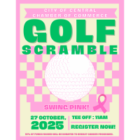 Golf Scramble - Swing Pink