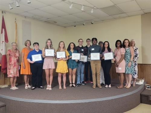 2022 ABWC College Scholarship Recipients, Guidance Counselors, & ABWC Scholarship Committee Members