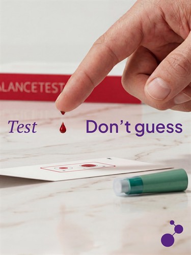 Dry blood test that you do from home